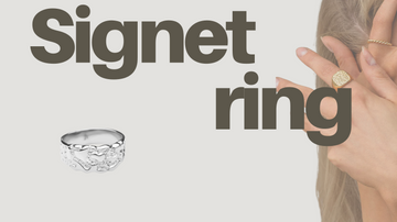 Sådan styler du signet ring som kvinde