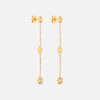 Scattered Flower Oorbellen 18K Goldplated