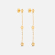 Scattered Flower oorbellen 18K goldplated - Josephine Nord