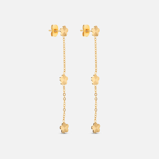 Scattered Flower oorbellen 18K goldplated - Josephine Nord