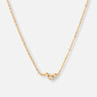 Cluster zirkonia ketting 18K goldplated - Josephine Nord