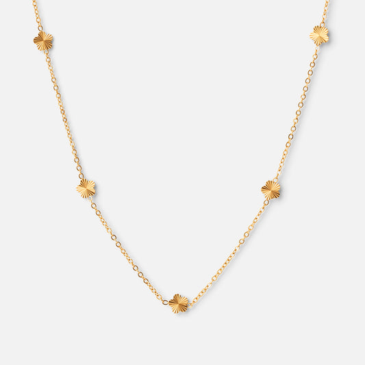 Scattered Flower ketting 18K goldplated - Josephine Nord