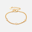 Zirkonia armband 18K goldplated - Josephine Nord