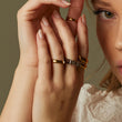 Delicate ring 18K goldplated 4 mm - Josephine Nord