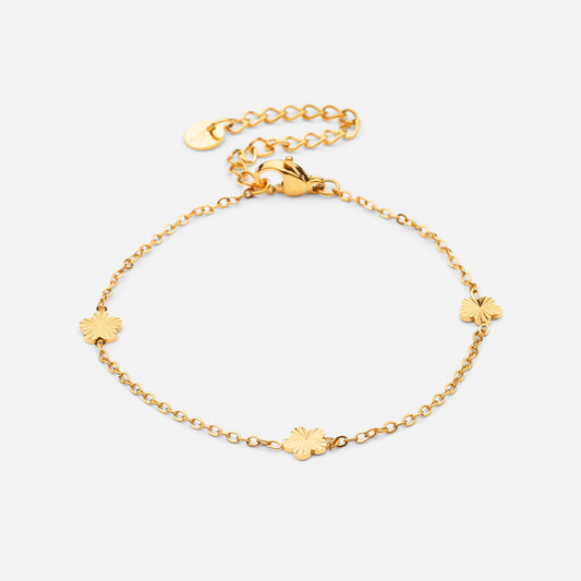 Scattered Flower armband 18K goldplated - Josephine Nord
