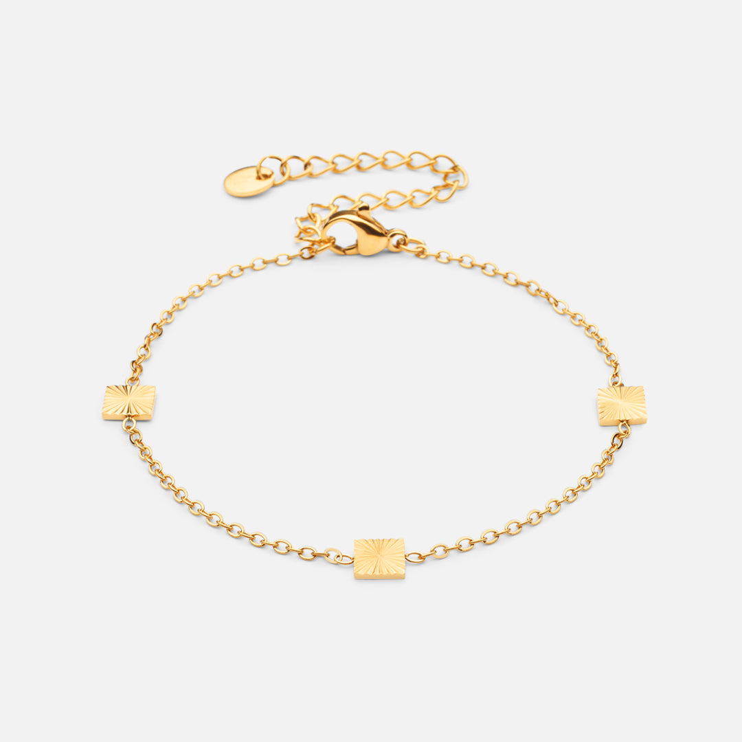 Scattered Sun armband 18K goldplated - Josephine Nord