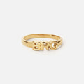 BRO Ring 18K Goldplated