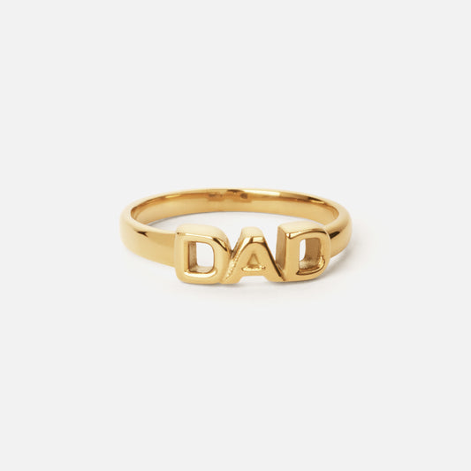 DAD Ring 18K Goldplated