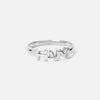 FAM Ring Zilverkleurig