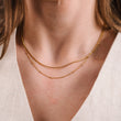 Snake Rope ketting 18K goldplated - Josephine Nord
