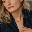 Scattered Flower armband + ketting 18K goldplated - Josephine Nord