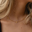Scattered Sun ketting 18K goldplated - Josephine Nord