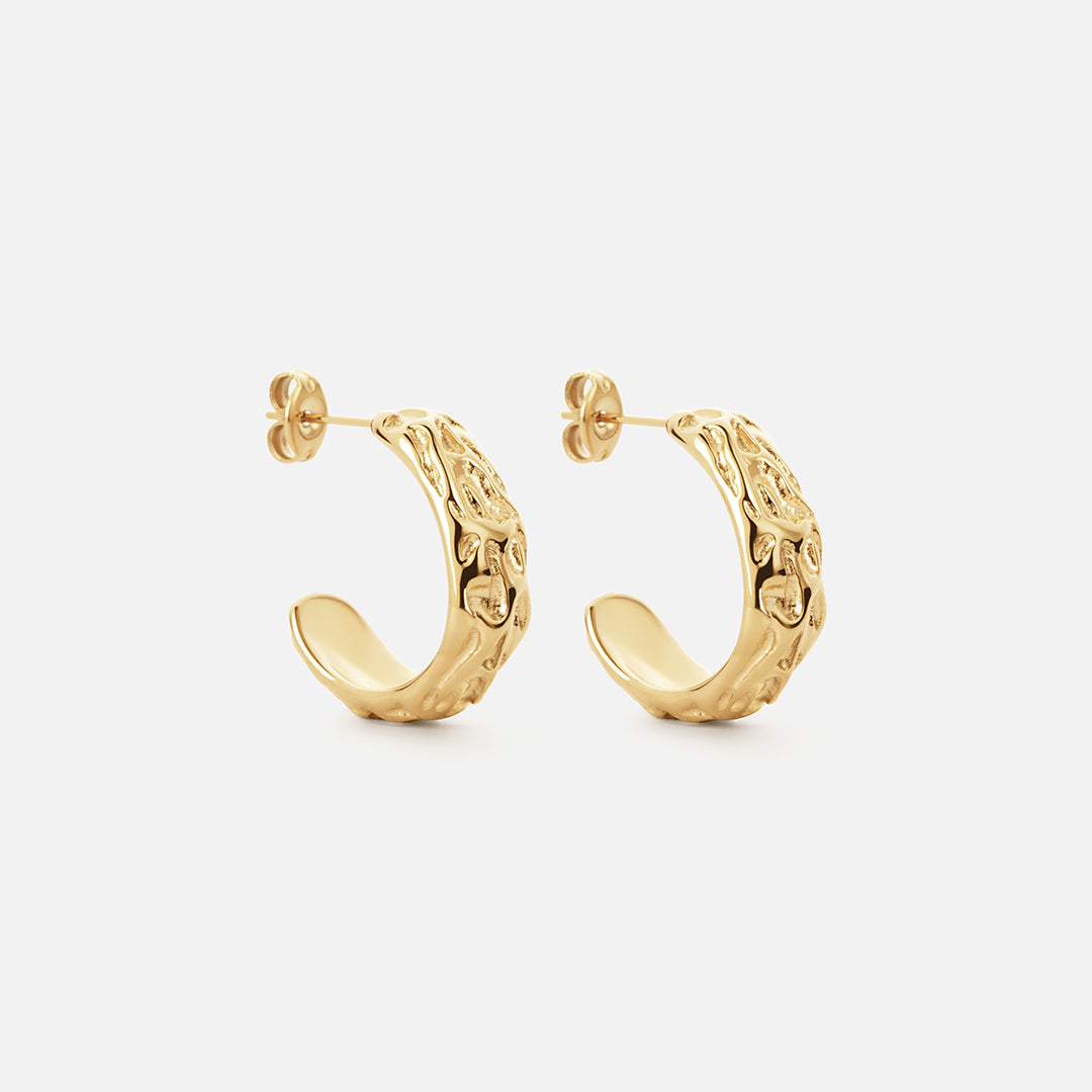 Meteor Oorbellen 18K Goldplated