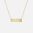 SISTER Ketting 18K Goldplated