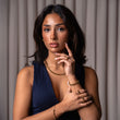 Gourmet Facet armband 18K goldplated 8 mm - Josephine Nord