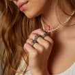 Meteor Celestial ring zilverkleurig - Josephine Nord