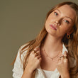 France parelketting met zoetwaterparels 18K goldplated - Josephine Nord