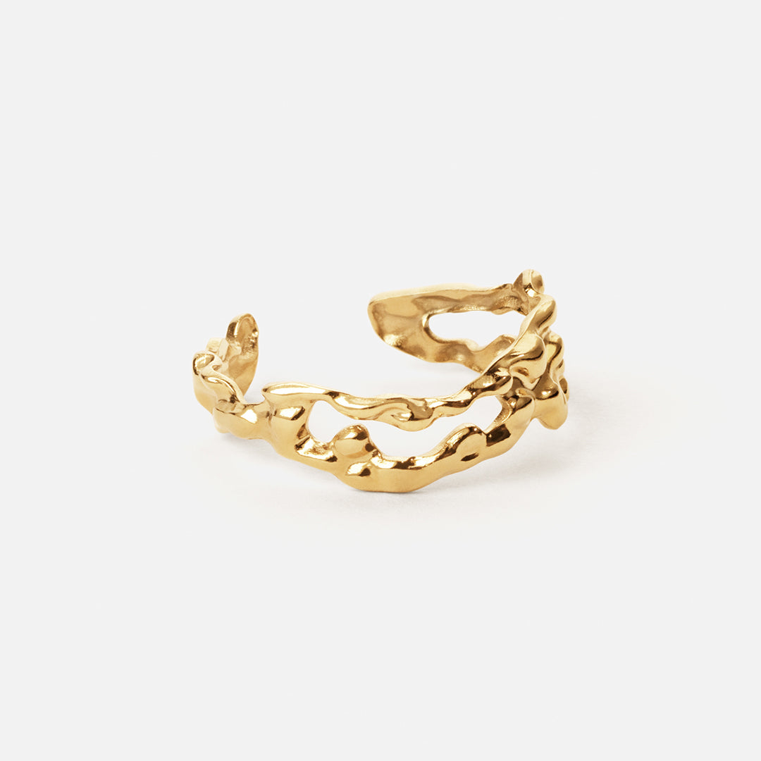 Meteor Ring Verstelbaar 18K Goldplated