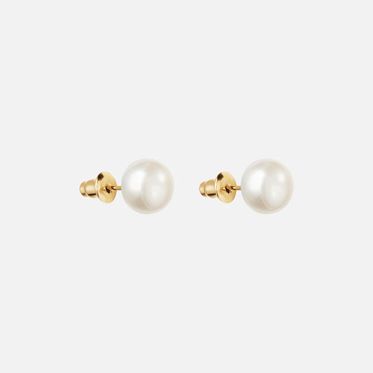 Classic Parelstuds Oorbellen 18K Goldplated