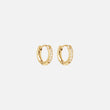 Zirkonia Hoops Oorbellen 18K Goldplated 10 mm