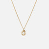 Melted Parelketting 18K Goldplated