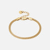 Mesh Armband 18K Goldplated 3 mm
