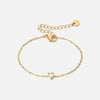 Ice Drop Zirkonia Armband 18K Goldplated