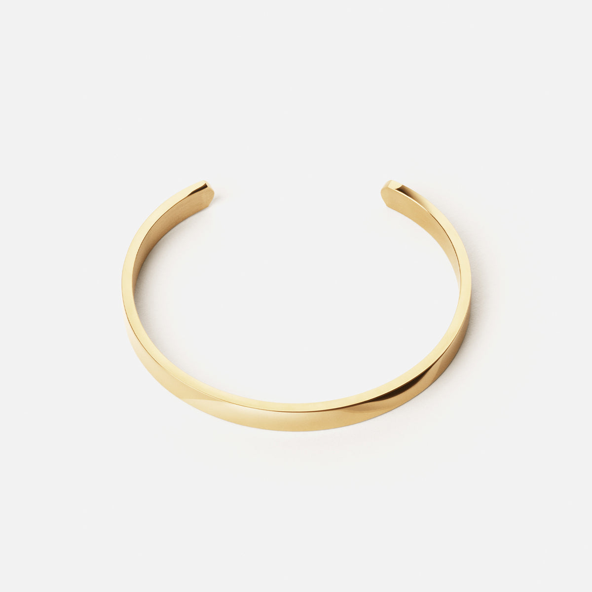 Basic Bangle Verstelbaar 18K Goldplated 6 mm