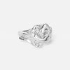 Lava Texture Ring Zilverkleurig