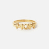 MOM Ring 18K Goldplated