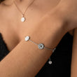 Margriet Ketting + Oorbellen + Armband Zilverkleurig