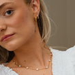 Dot parelketting + Dot parelarmband met zoetwaterparels 18K goldplated - Josephine Nord