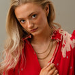 Figaro ketting 18K goldplated 6 mm - Josephine Nord