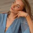 Twisted Rope armband zilverkleurig 5 mm - Josephine Nord