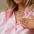 Twisted Rope ketting zilverkleurig 2 mm - Josephine Nord