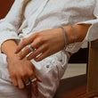 Gourmet Facet armband zilverkleurig 3 mm - Josephine Nord