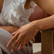 Dot parelarmband met zoetwaterparels 18K goldplated - Josephine Nord