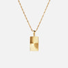 Sunset Column Ketting 18K Goldplated