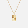 Sunset Column Ketting 18K Goldplated