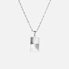 Sunset Column Ketting Zilverkleurig