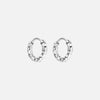 Astra Hoops Oorbellen Zilverkleurig 12 mm
