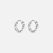 Astra Hoops Oorbellen Zilverkleurig 12 mm