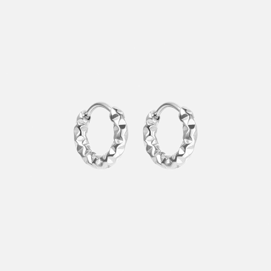 Astra Hoops Oorbellen Zilverkleurig 12 mm