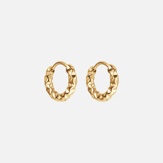 Astra Hoops Oorbellen 18K Goldplated 12 mm