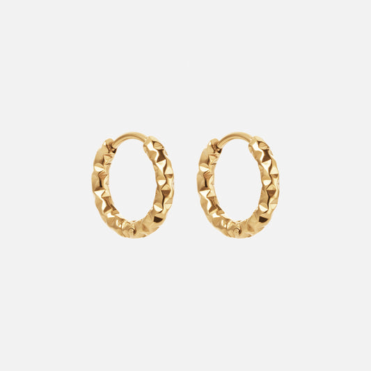 Astra Hoops Oorbellen 18K Goldplated 15 mm