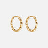 Astra Hoops Oorbellen 18K Goldplated 18 mm