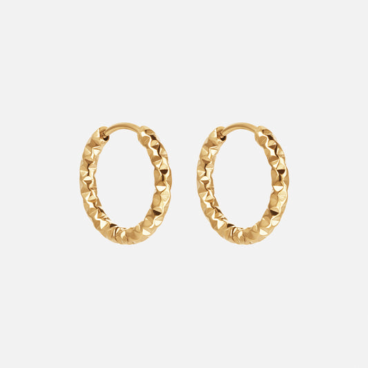Astra Hoops Oorbellen 18K Goldplated 18 mm