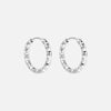 Astra Hoops Oorbellen Zilverkleurig 18 mm