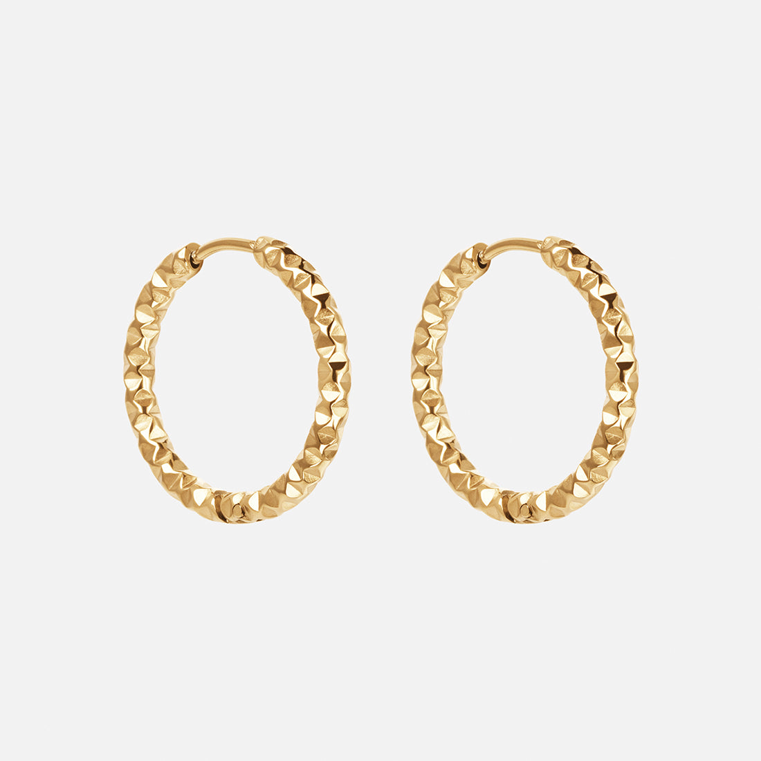 Astra Hoops Oorbellen 18K Goldplated 22 mm