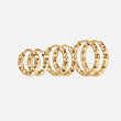 Astra Hoops Oorbellen 18K Goldplated 12/15/18 mm